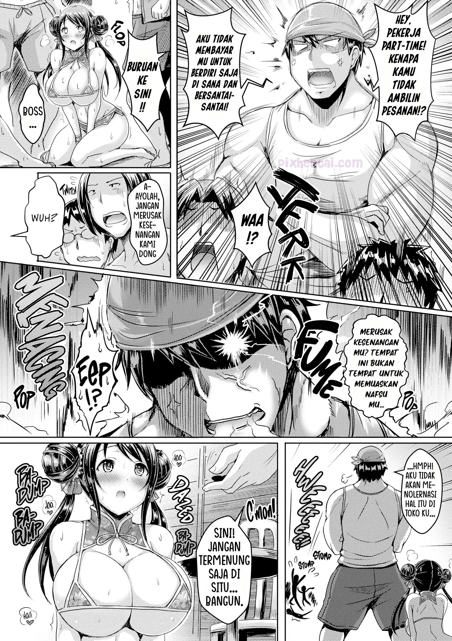 Komik hentai xxx manga sex bokep YumYum Beach Jualan gak laku karyawan malah bikin nafsu 15